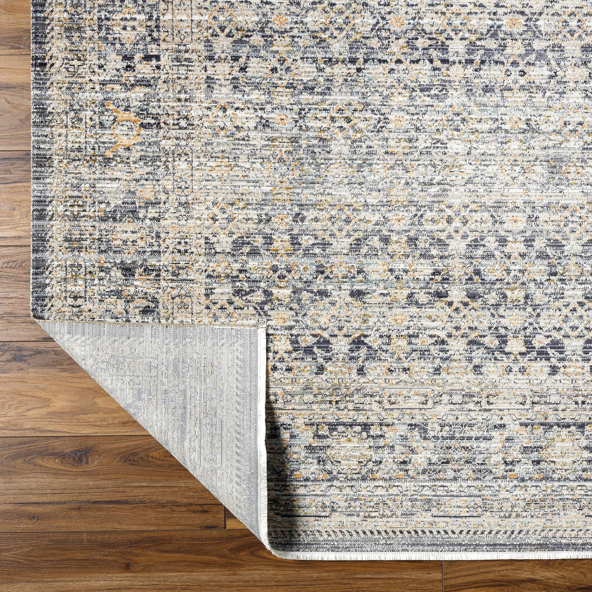 Margaret Navy Washable Rug - Becki Owens x Livabliss