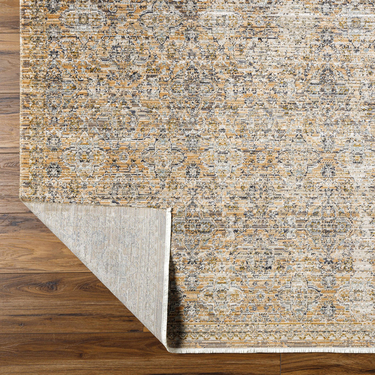 Margaret Beige & Blue Washable Outdoor Rug - Becki Owens x Livabliss - Clearance