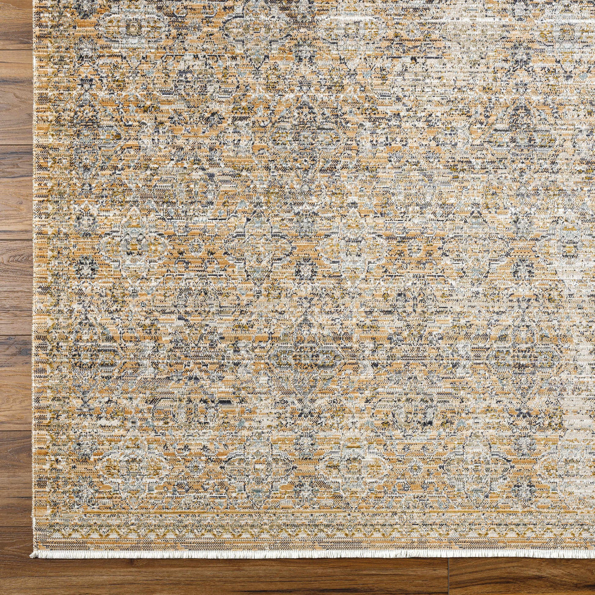 Margaret Beige & Blue Washable Outdoor Rug - Becki Owens x Livabliss - Clearance