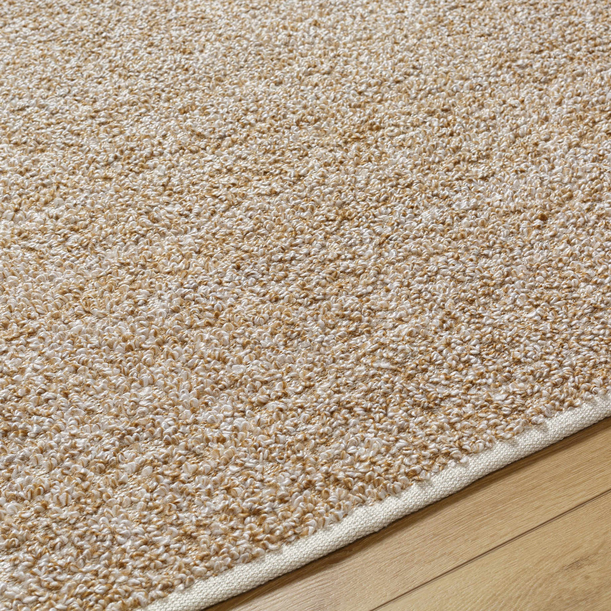Kamil Beige Solid Area Rug - Clearance