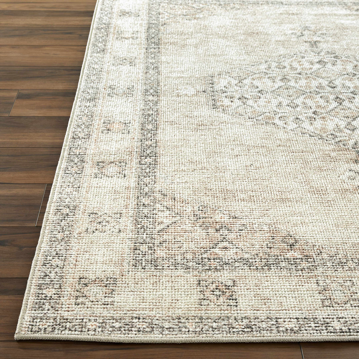 Lila Medallion Brown Area Rug