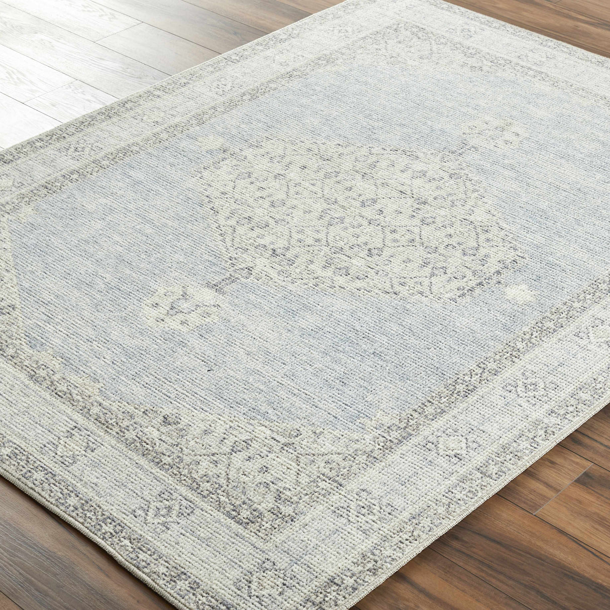 Lila Medallion Denim Area Rug