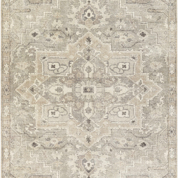 Elle Medallion Light Gray Area Rug