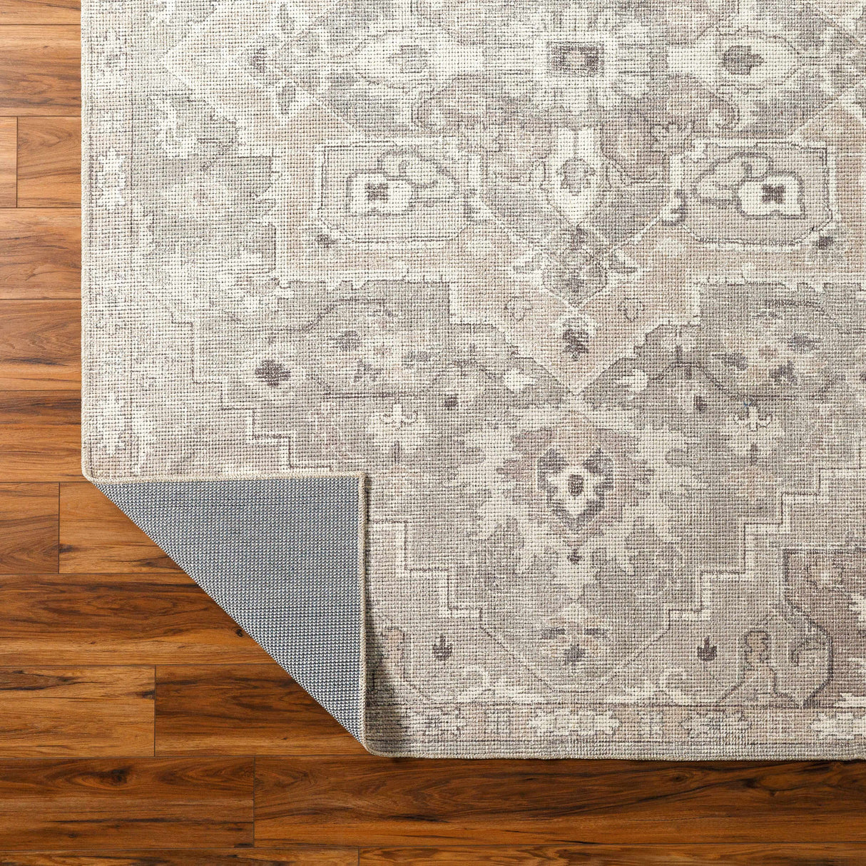 Elle Medallion Light Gray Area Rug