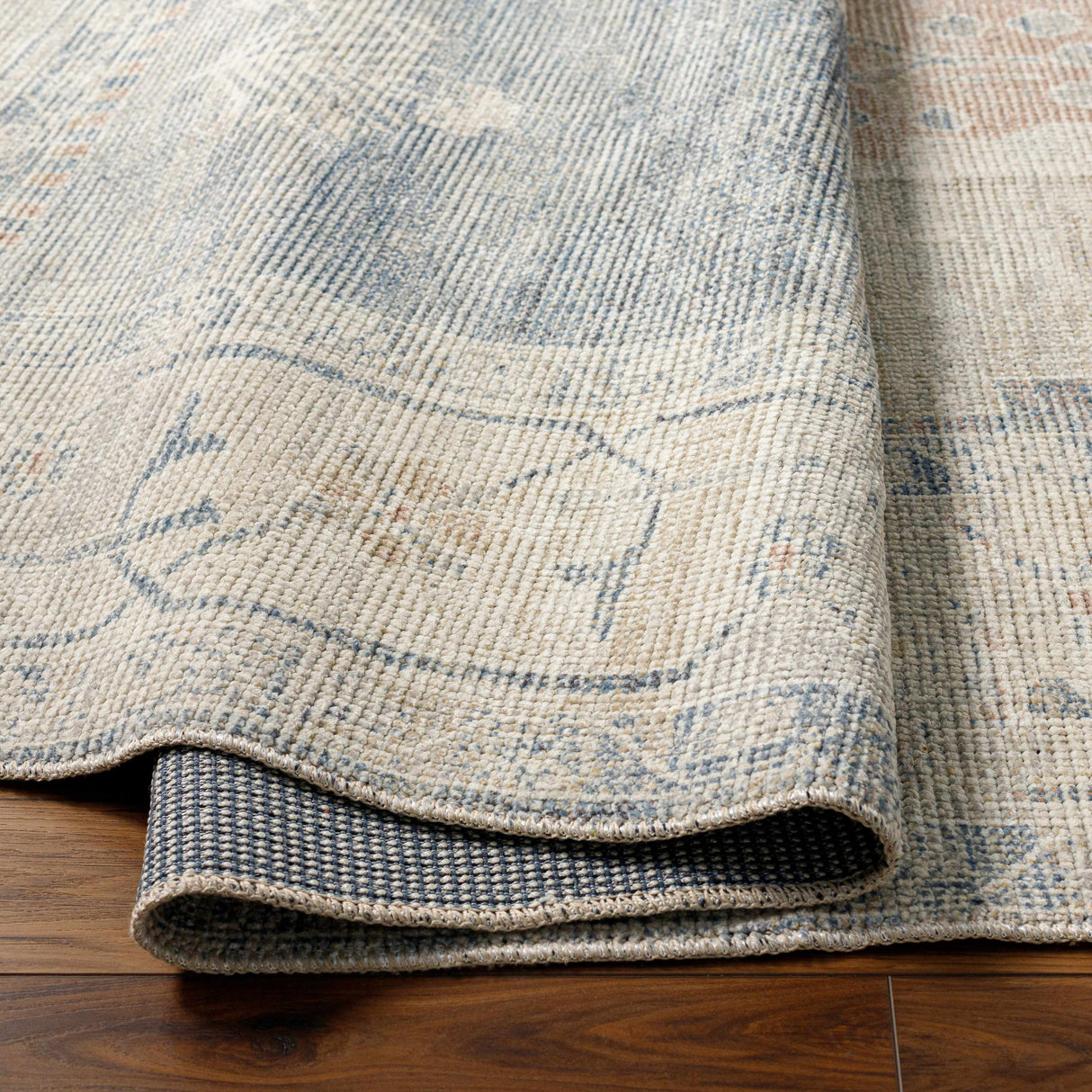 Luca Medallion Pewter Area Rug