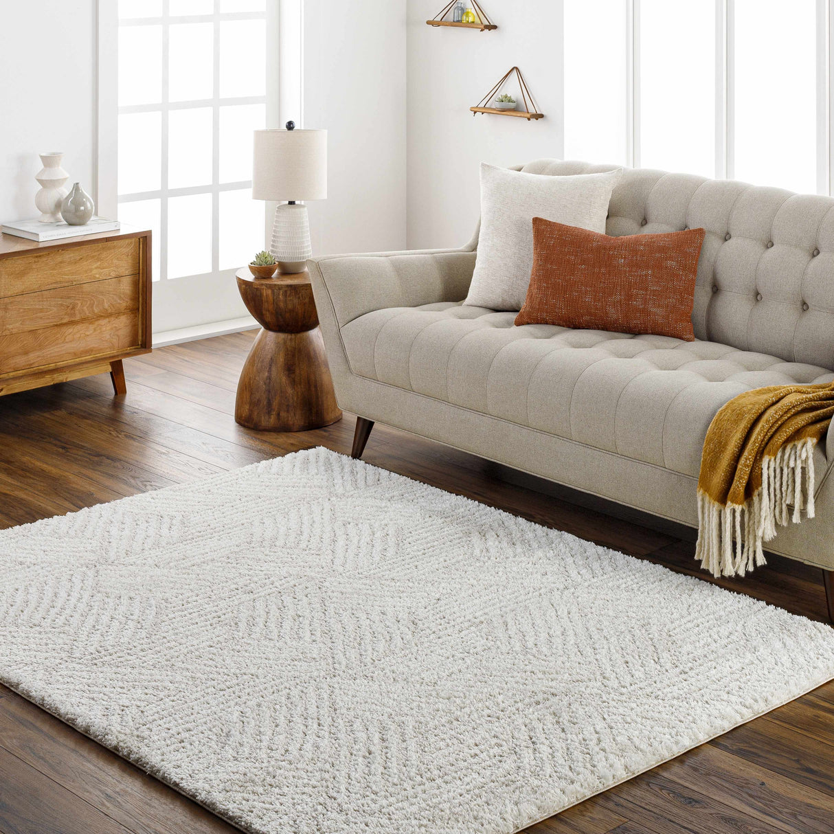Mura Cream Area Rug