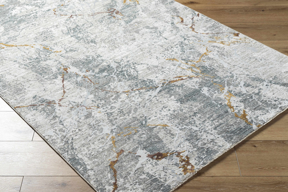 Asena Textured Rug with Fringes