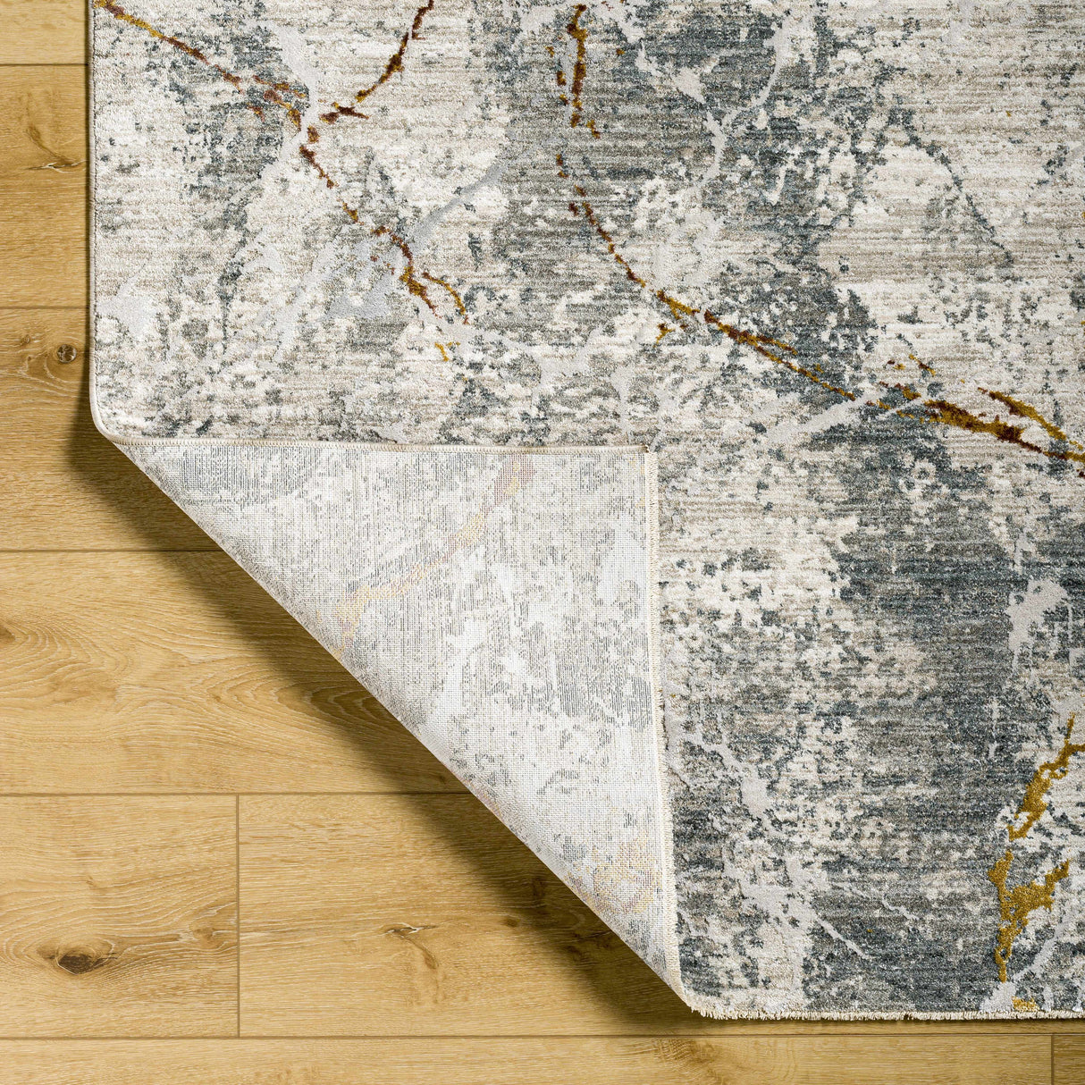 Asena Textured Rug with Fringes
