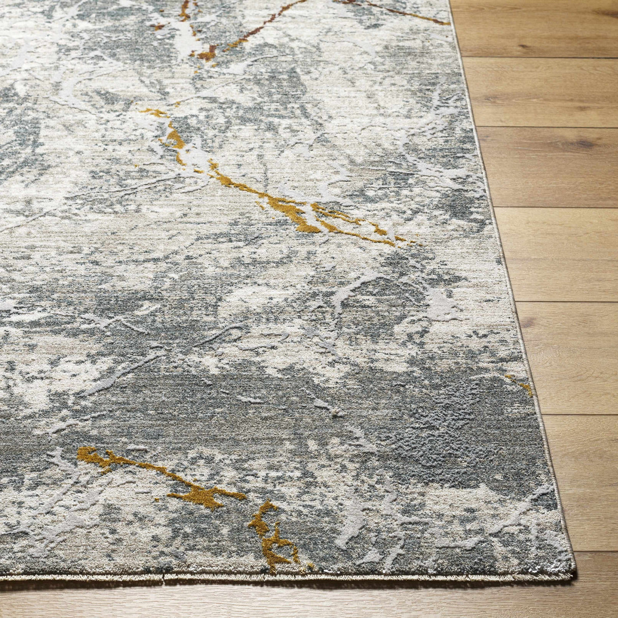 Asena Textured Rug with Fringes