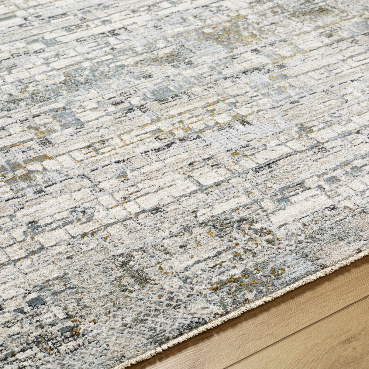 Chaka Textured Rug with Fringes