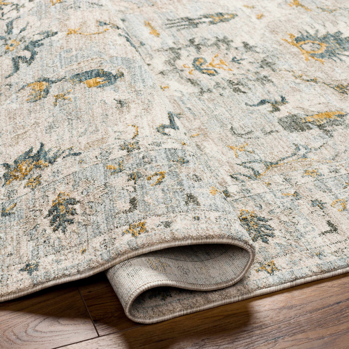 Emile Textured Rug with Fringes