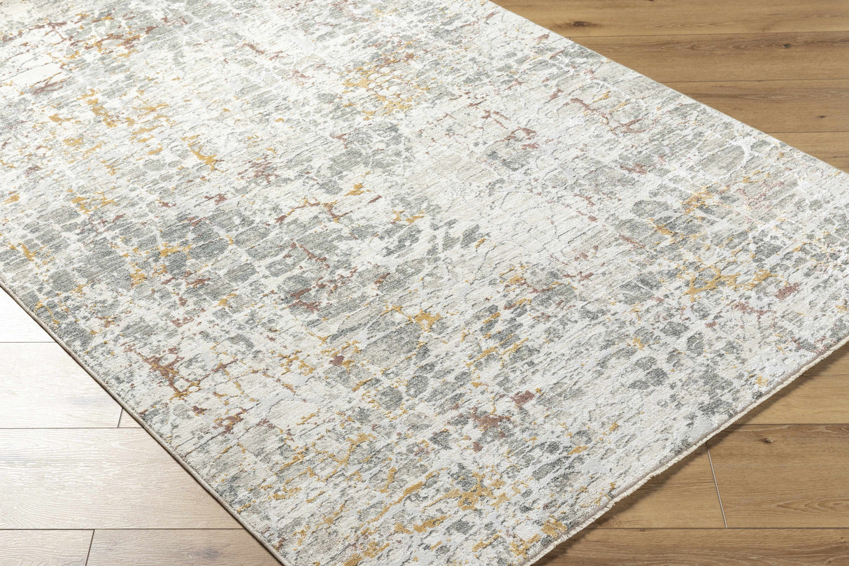 Kasim Textured Rug with Fringes
