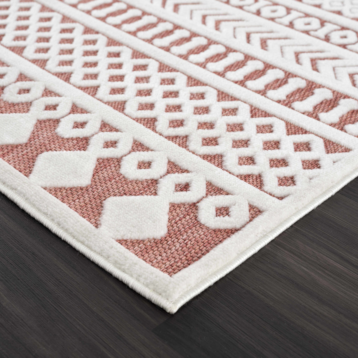 Jove Orange Outdoor Rug - Clearance