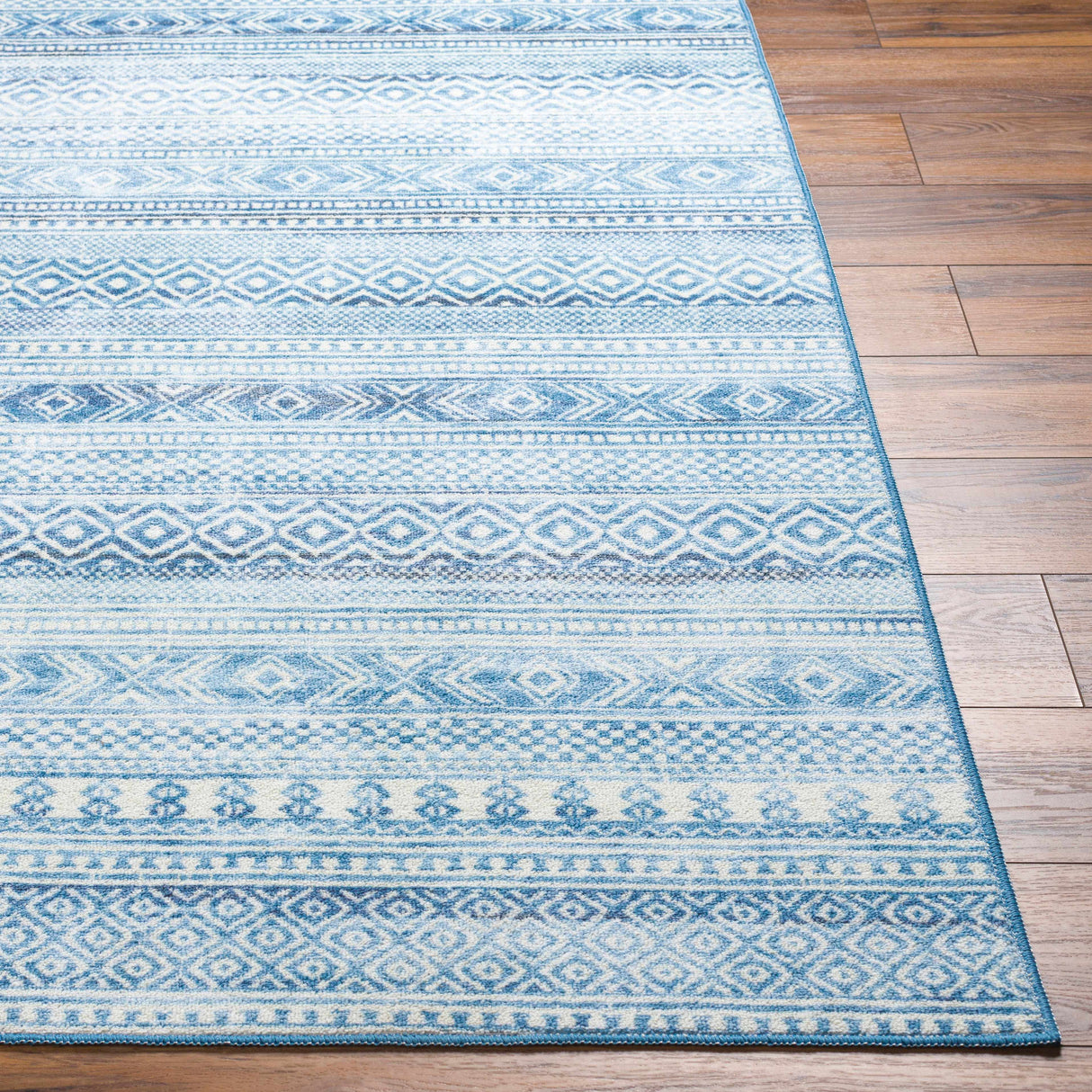Gizeh Arctic Stone Washable Area Rug - Clearance