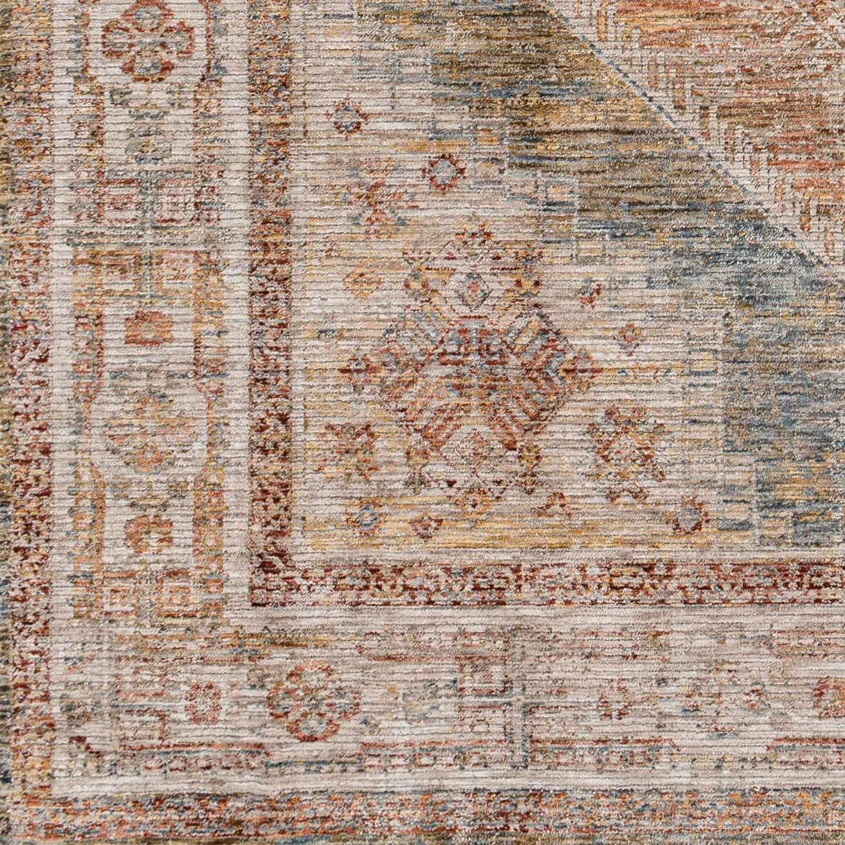 Moya Cream Rich Textured Traditional Rug