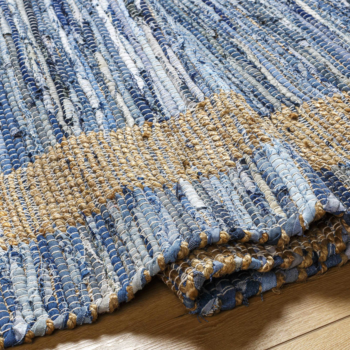 Boutique Rugs Ghita Recycled Blue Jean Rug - view 4