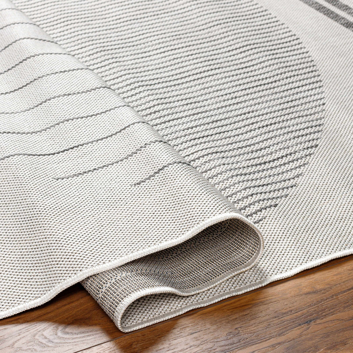 Aviya Light Gray Outdoor Area Rug - Clearance