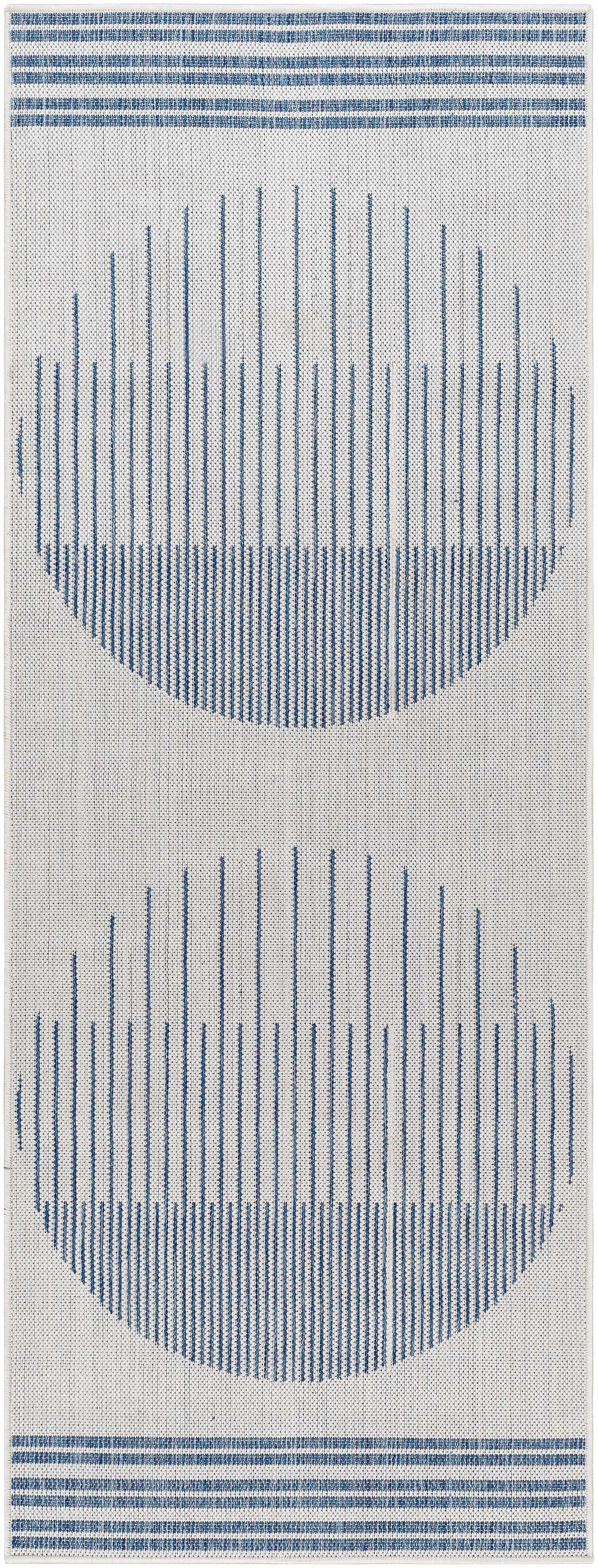 Aviya Blue & Gray Area Rug - Clearance