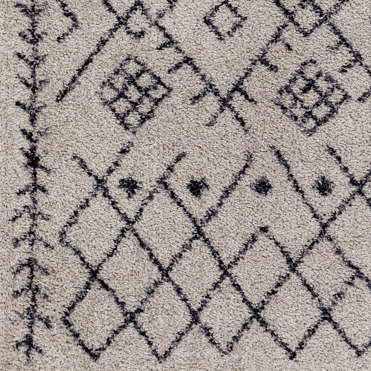 Elyes Gray Washable Area Rug - Clearance