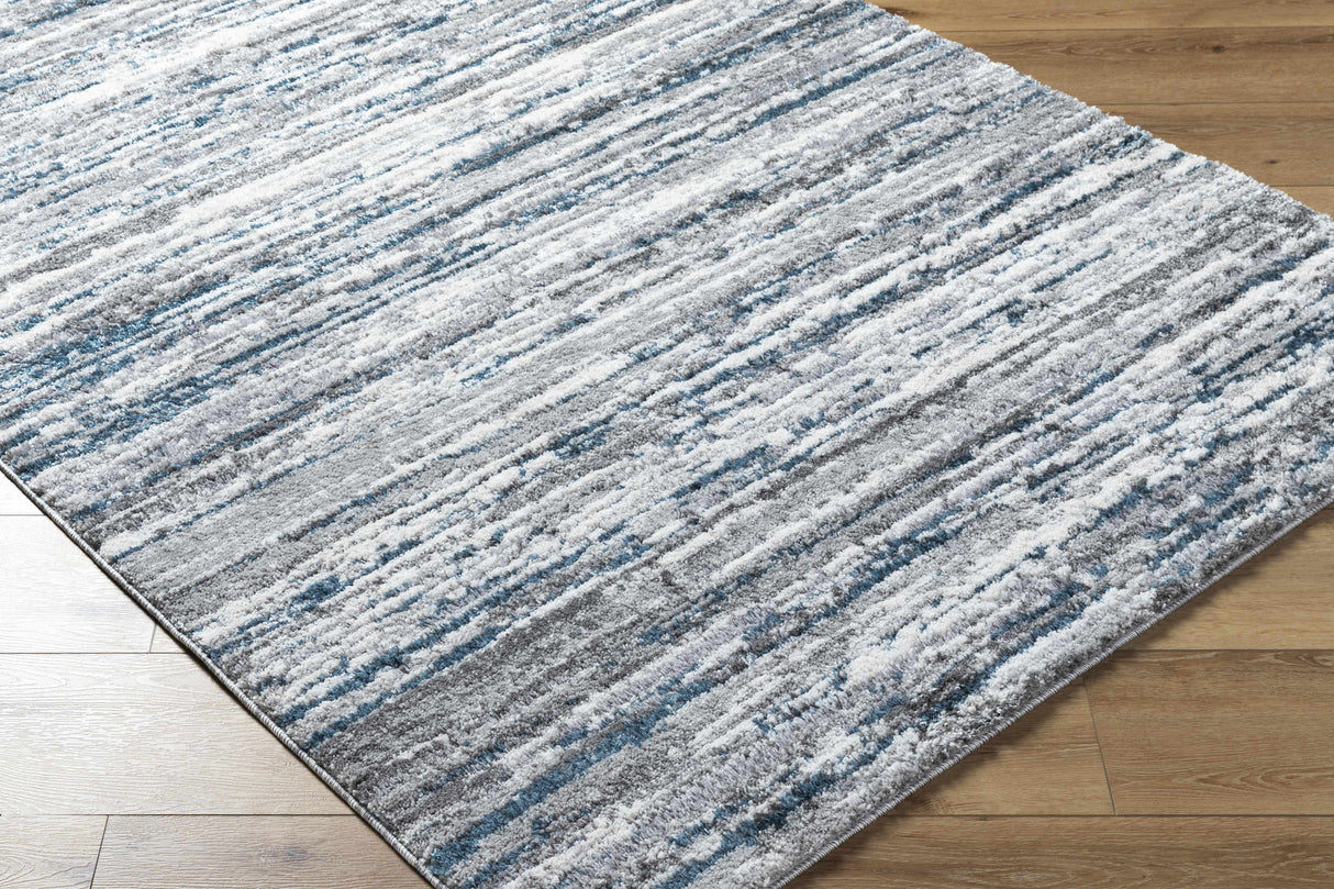 Skule Gray & Blue Area Rug