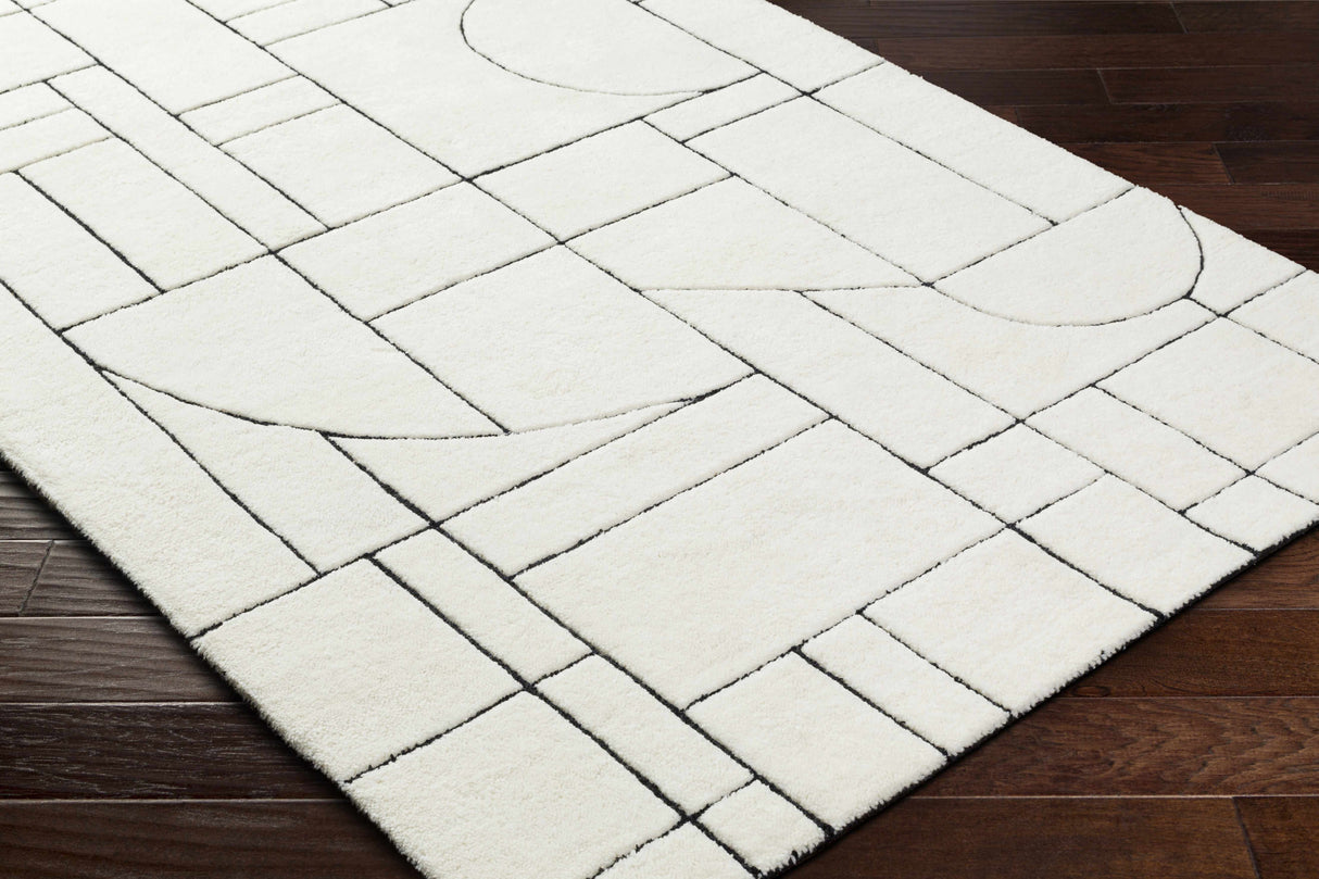 Fusao Rose Cream Area Rug - Clearance