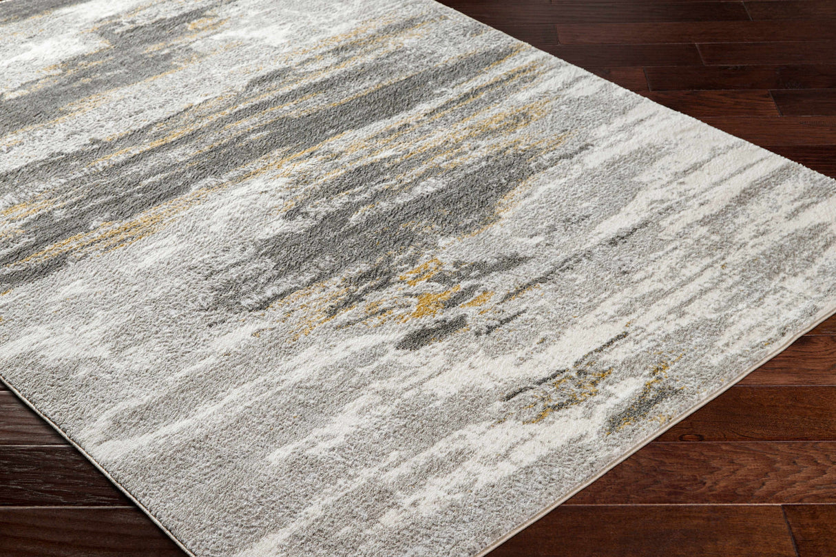 Derex Abstract Gray Rug