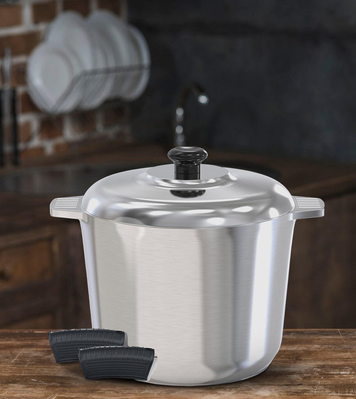 Stock Pot with Lid 18 Quarts