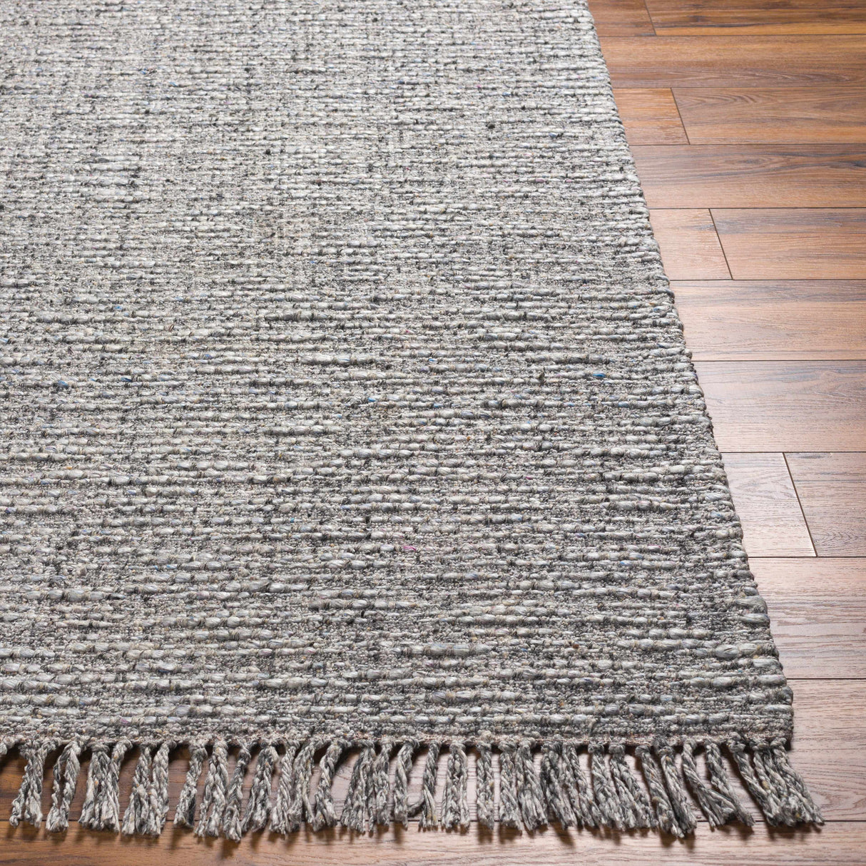 Amiel Gray Hand Woven Area Rug - Clearance