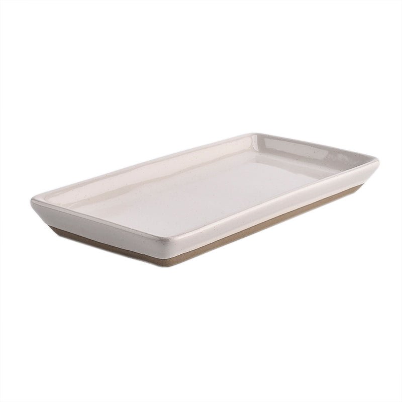 Cream Stoneware Tray | Sweet Water Decor