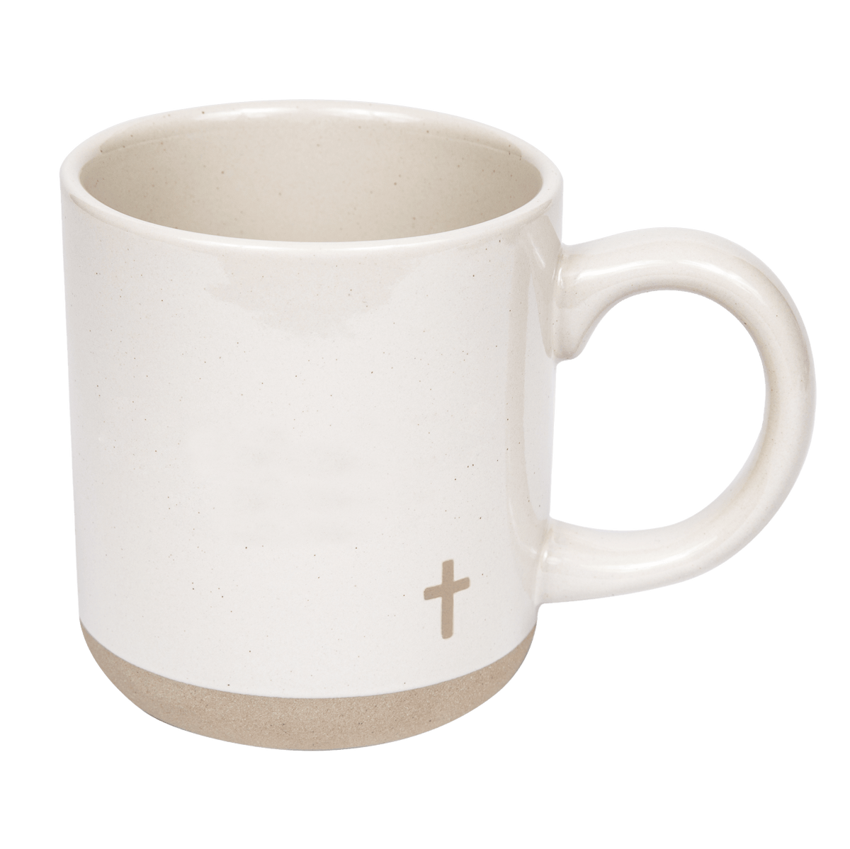 Cross 14oz Stoneware Coffee Mug | Sweet Water Decor