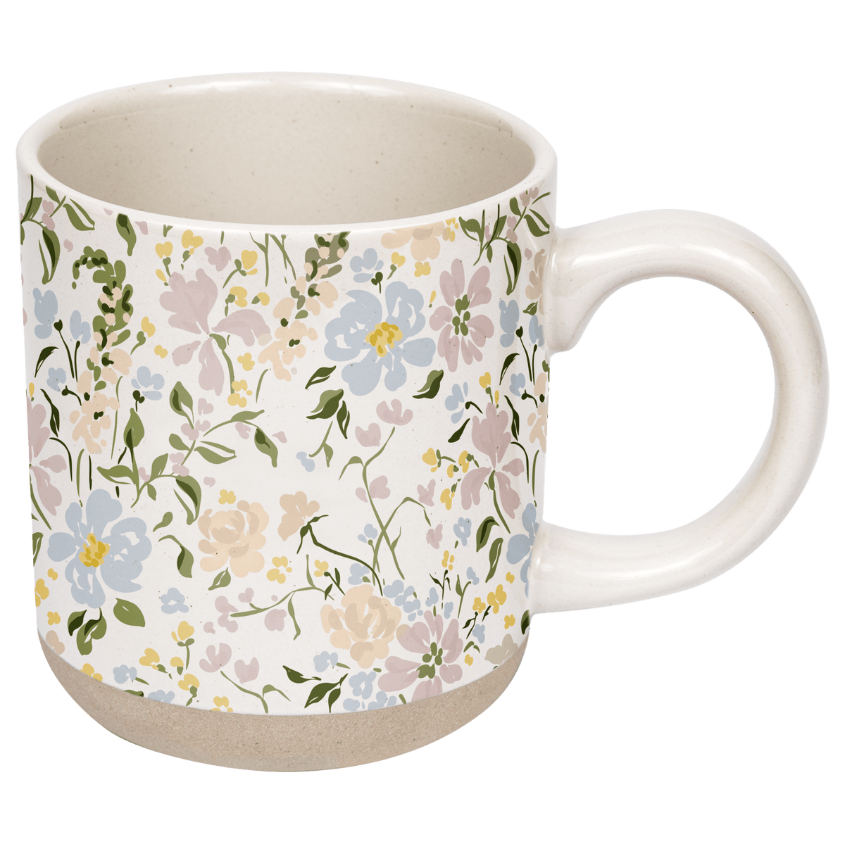 Floral 14oz. Stoneware Coffee Mug | Sweet Water Decor