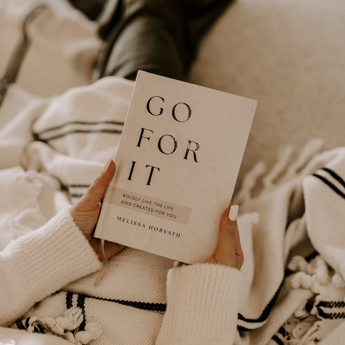 Go For It: 90 Devotions to Boldly Live the Life God Created for You | Sweet Water Decor