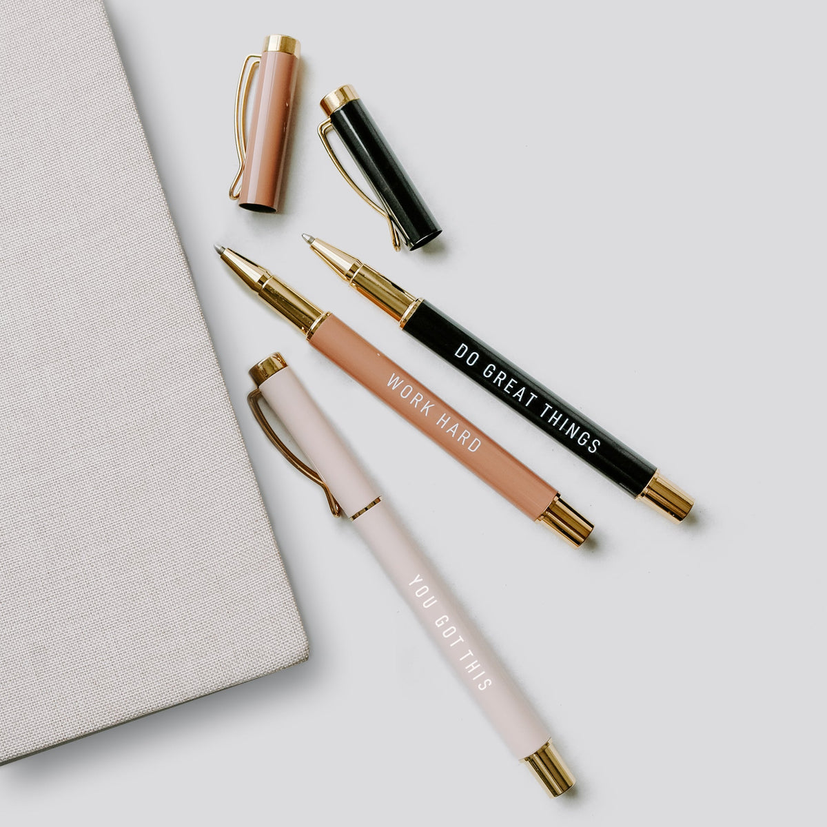 Motivational Metal Pen Set | Sweet Water Decor
