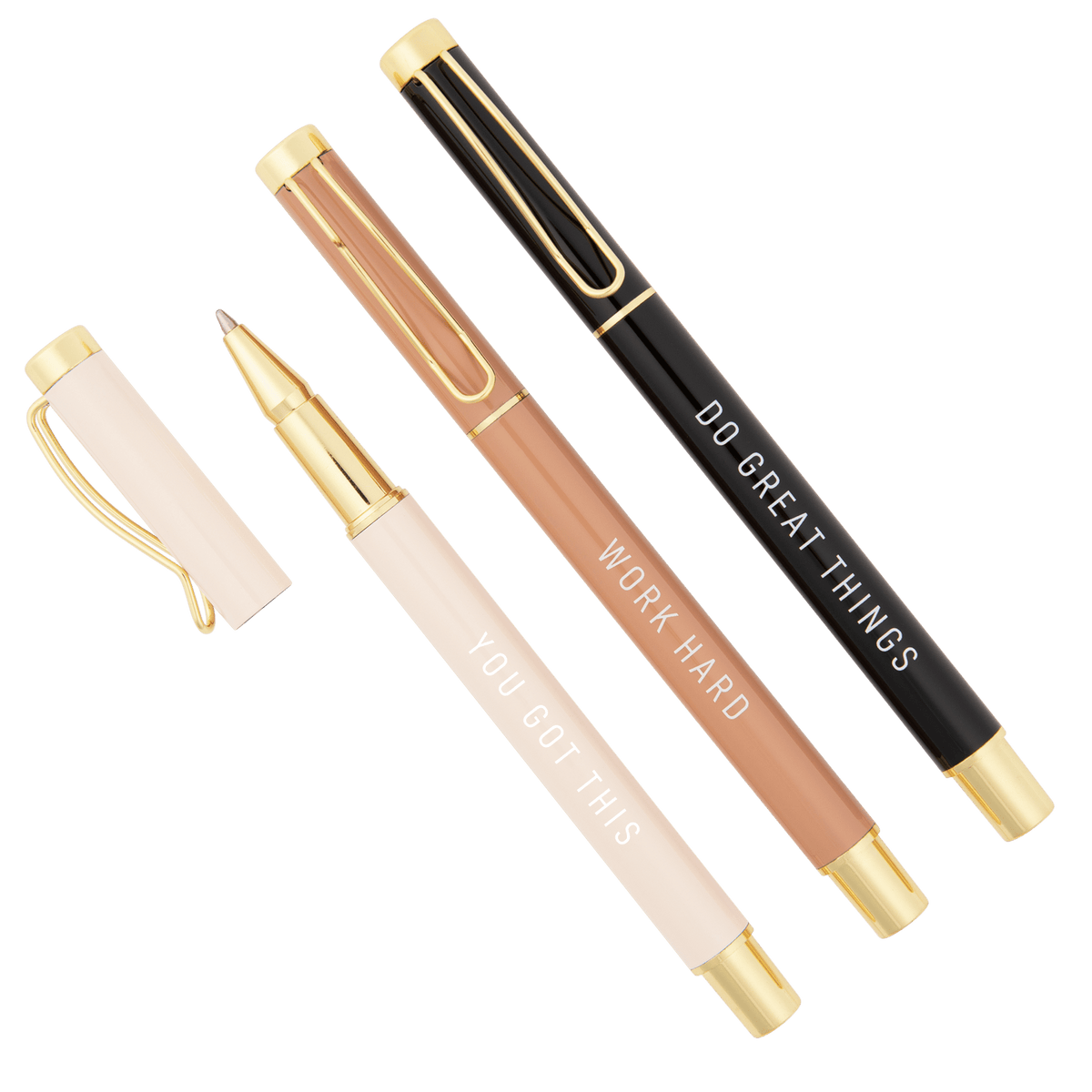 Motivational Metal Pen Set | Sweet Water Decor