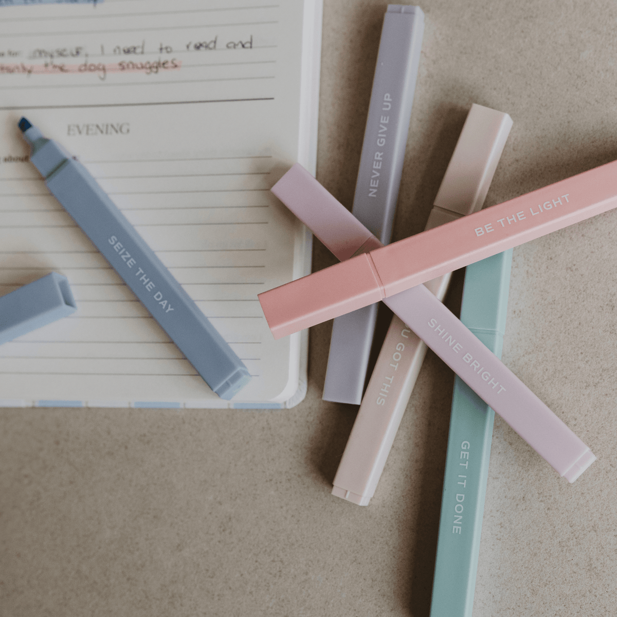 Neutral Highlighters Set | Sweet Water Decor