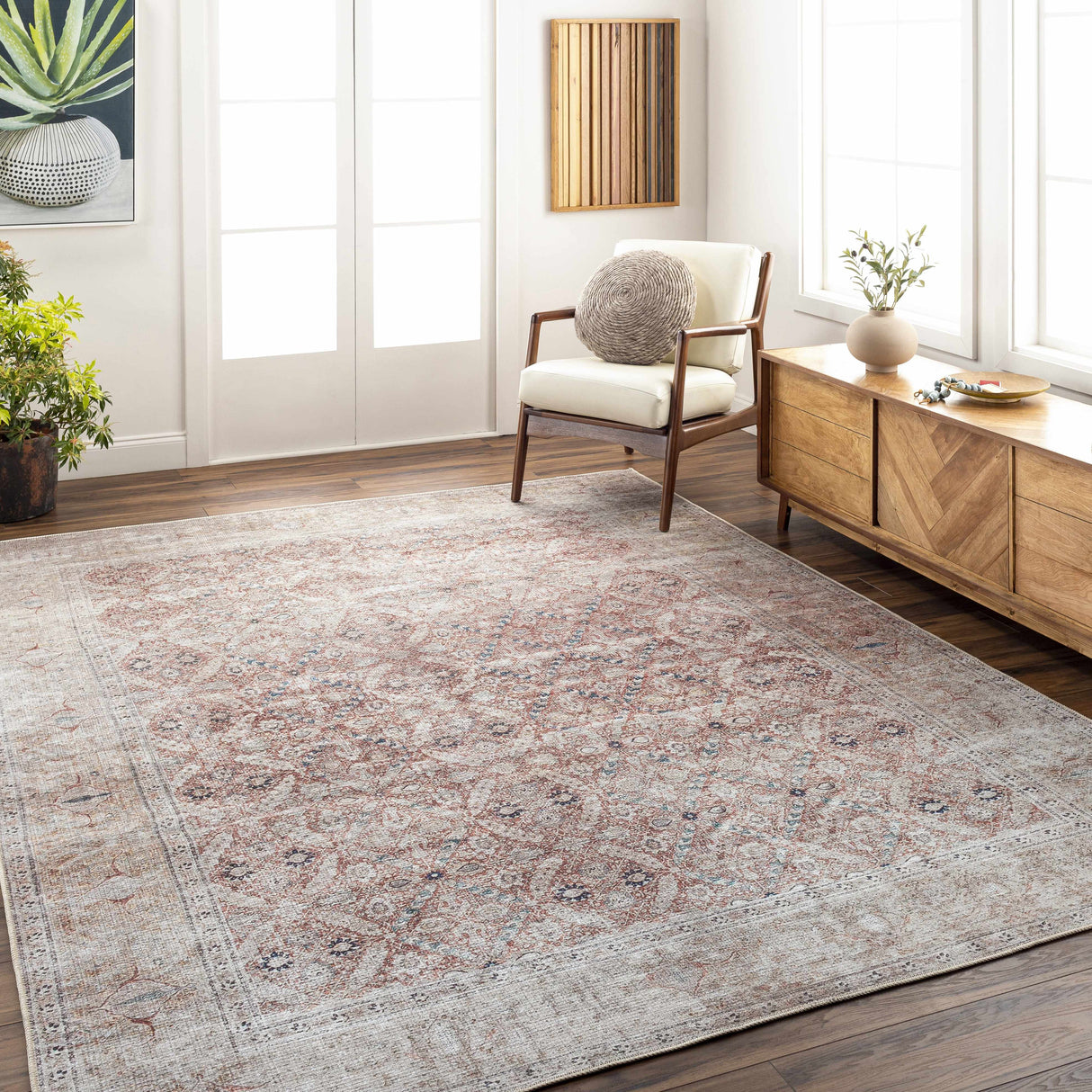 Tapia Washable Area Rug - Clearance