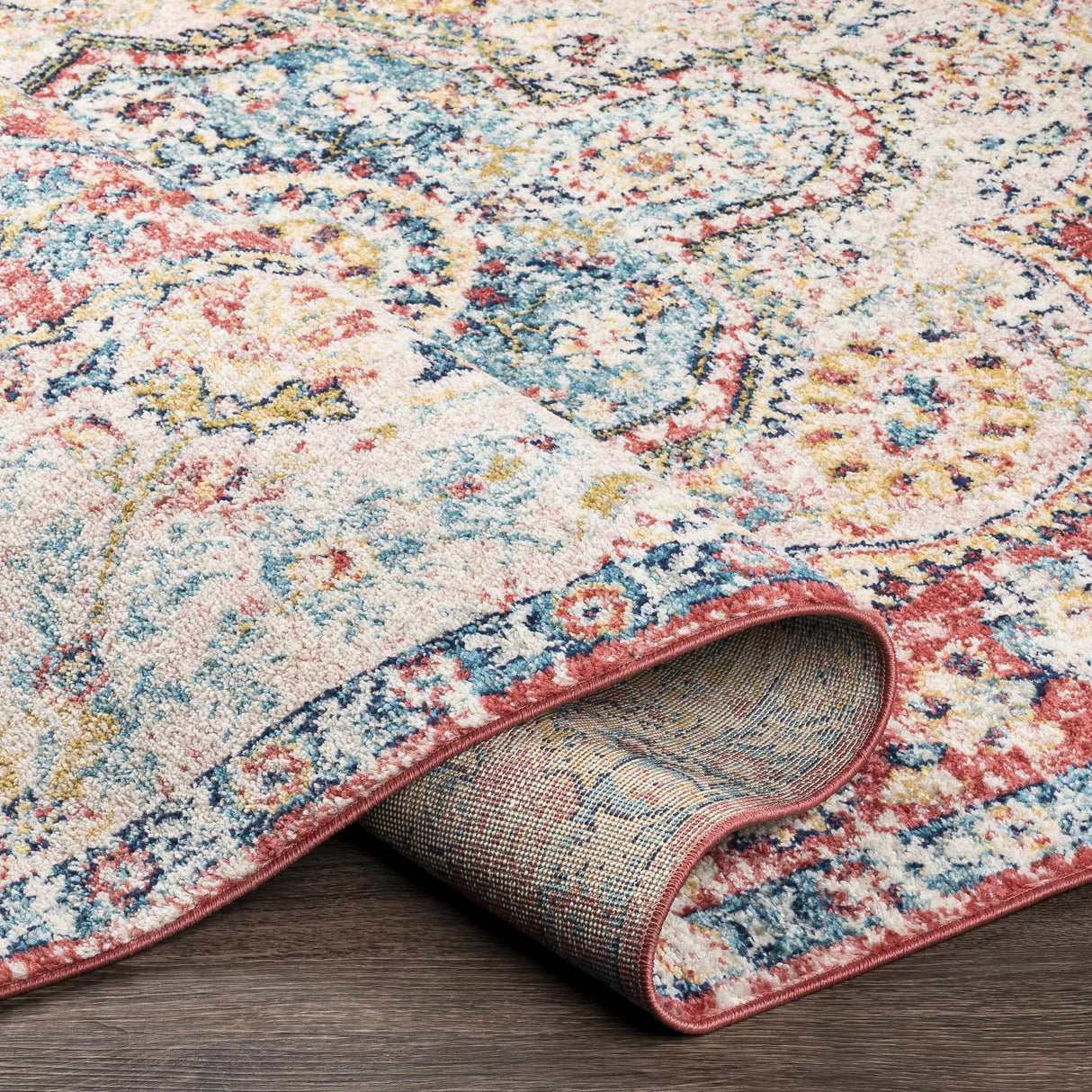 Simsbury Red Area Rug