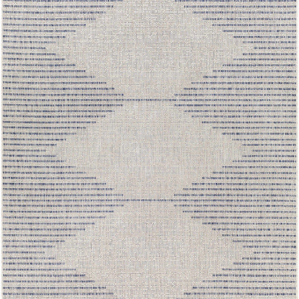 Stephan Gray & Blue Outdoor Rug