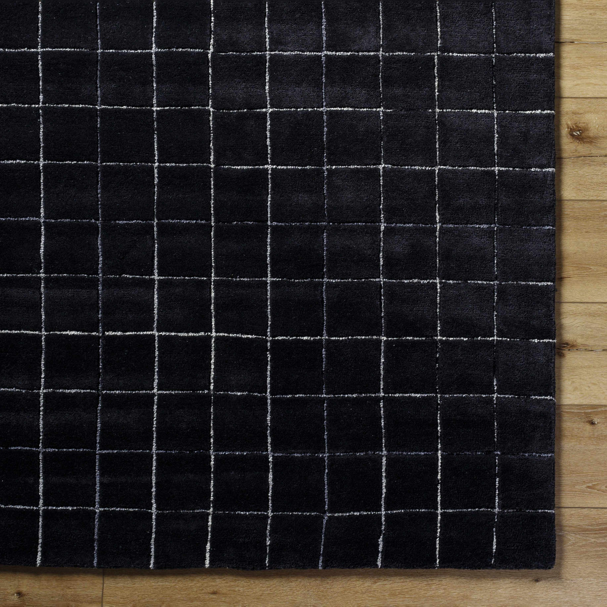 Toshi Jet Black Area Rug
