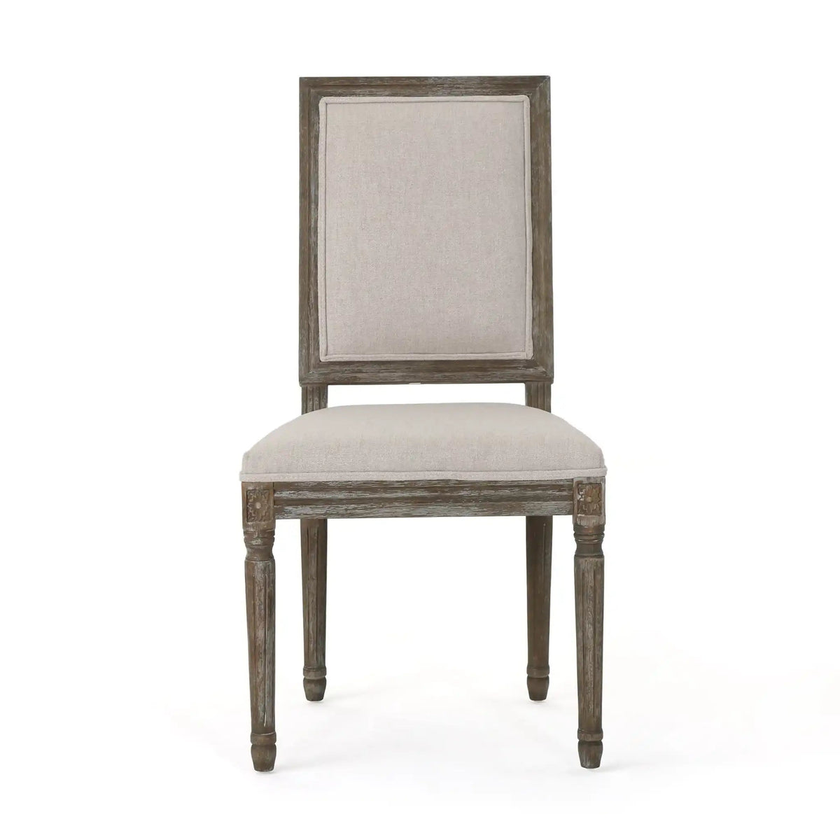 Traditional Style Dining Chair Set With Fabric Upholstery - Best Buy Furniture