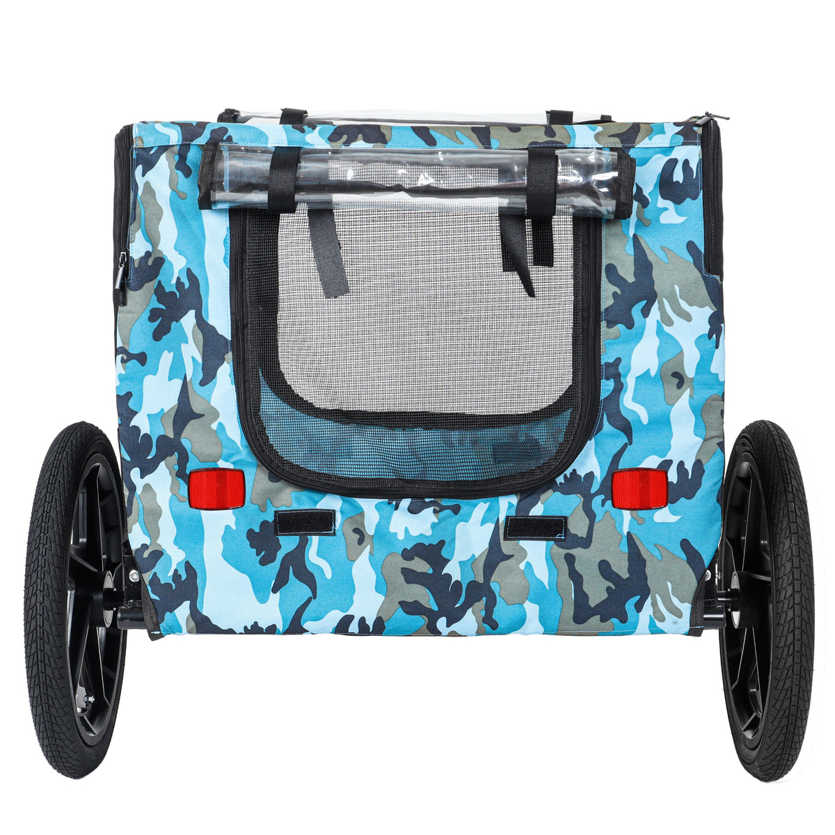 Trailer All Outdoor Heavy Duty Collapsible Pet Bike Trailer with 16-Inch Wheels - view 13