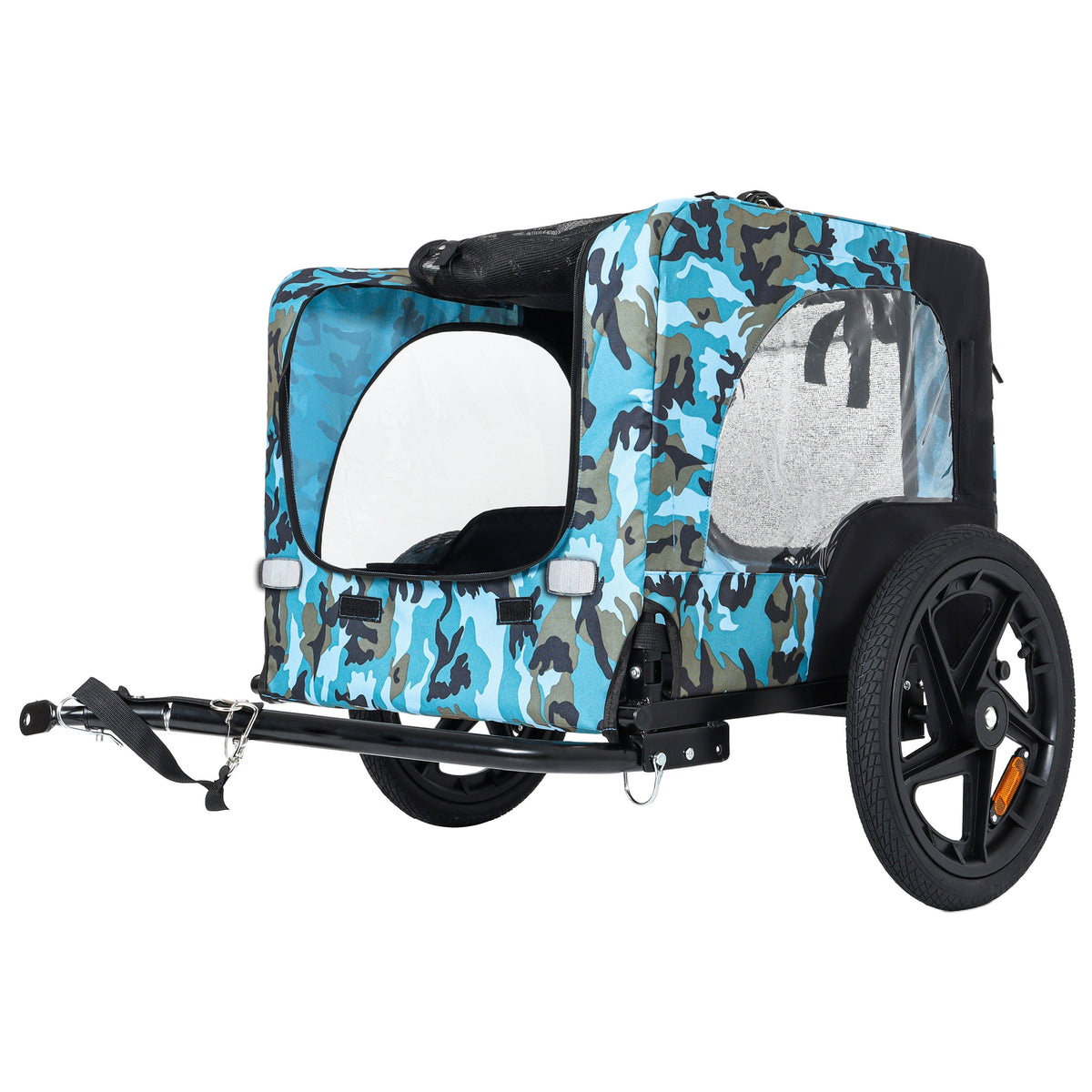 Trailer All Outdoor Heavy Duty Collapsible Pet Bike Trailer with 16-Inch Wheels - view 6