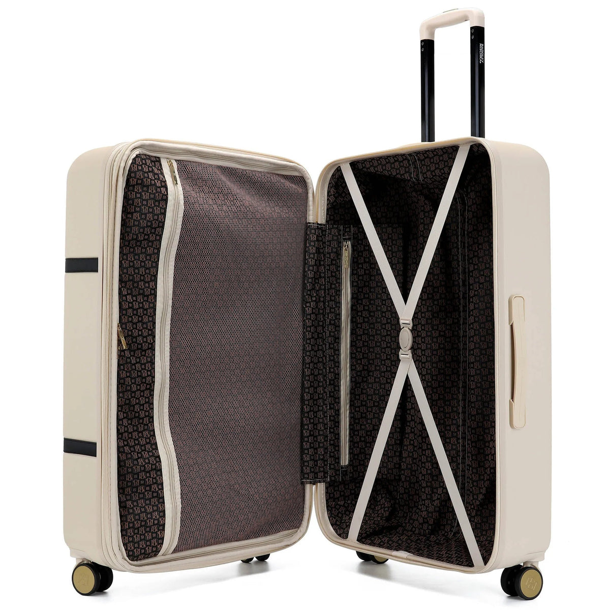 Grace 3 Piece Expandable Retro Luggage Set | Travellty