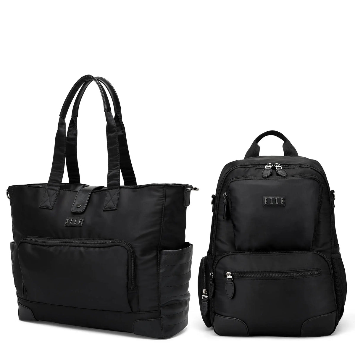 Voyage 2 Piece Weekender & Backpack Set - Black | Travellty