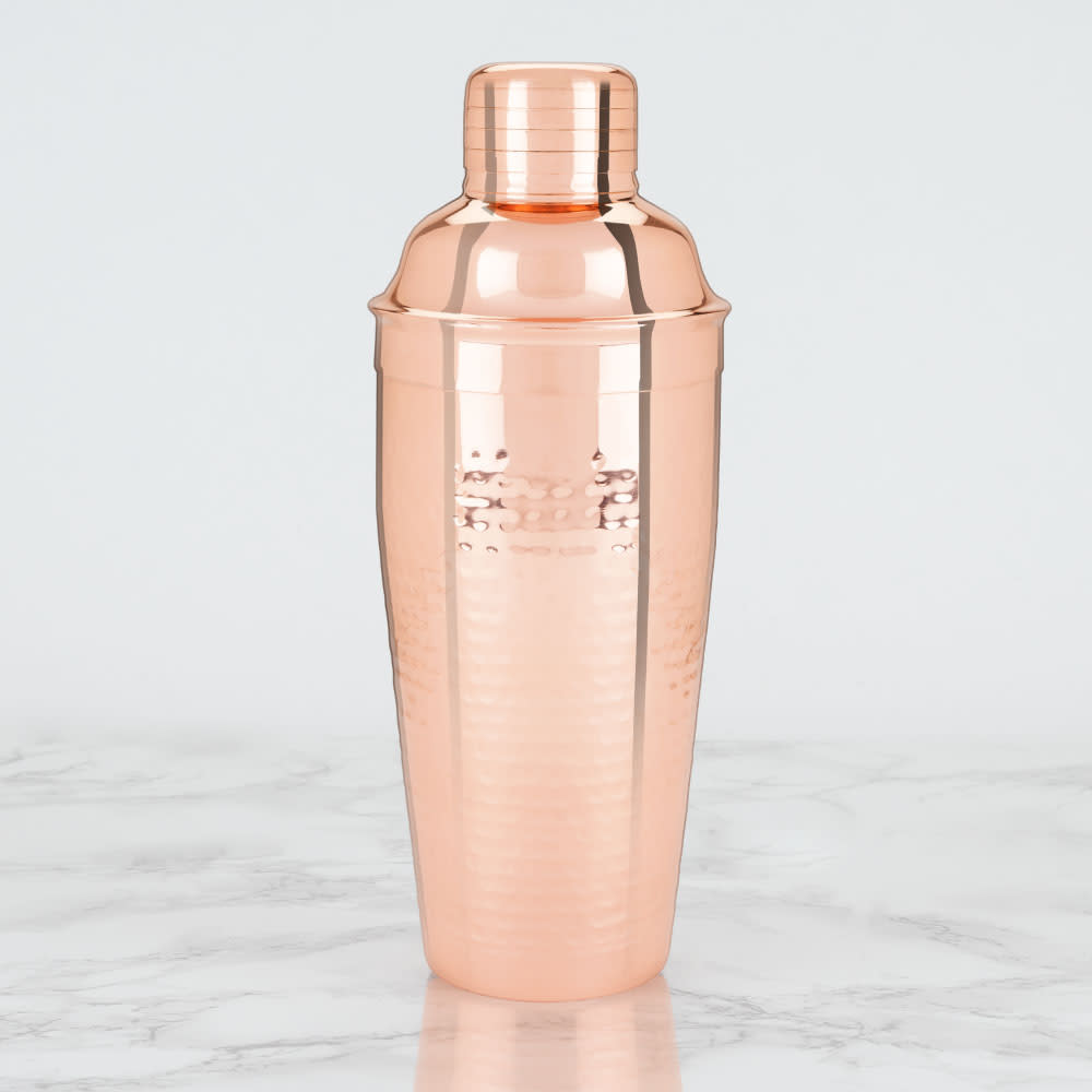 Twine Living Hammered Copper Cocktail Shaker - view 3