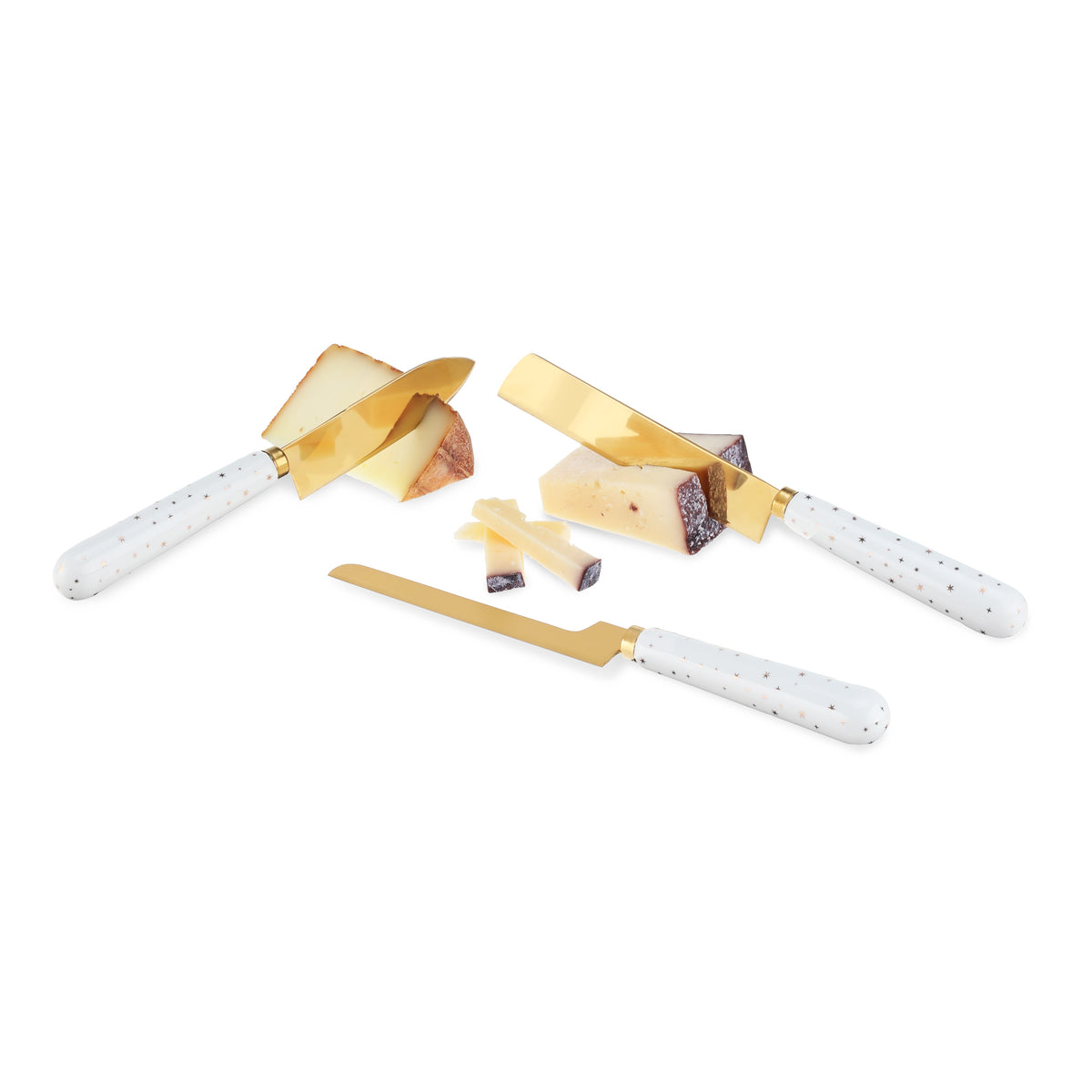 Twine Living Starlight Cheese Knife Set - view 3
