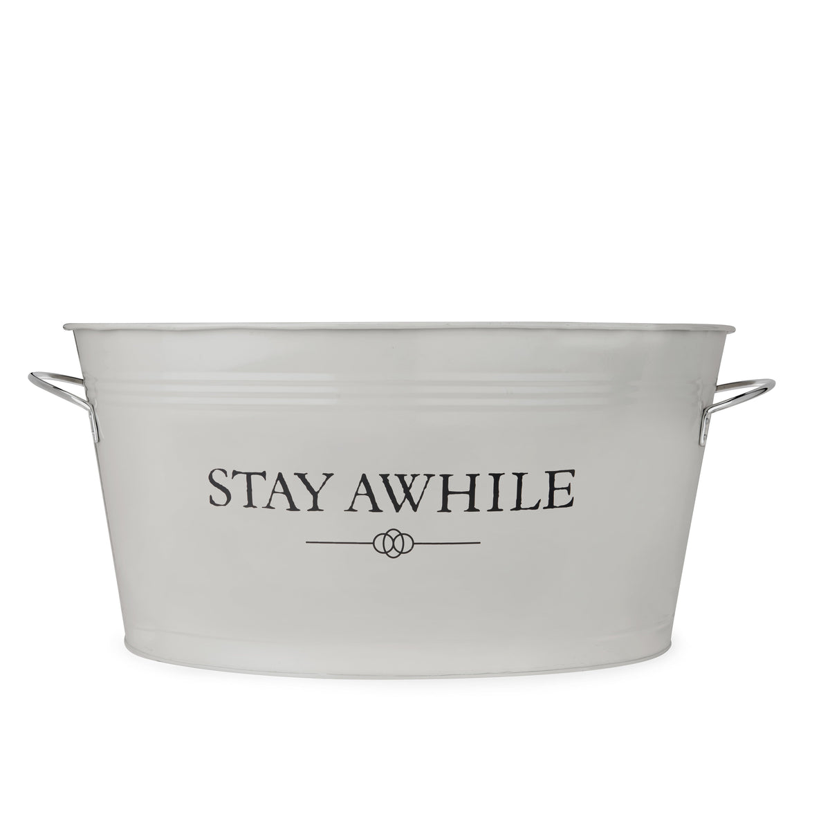 Twine Living Stay Awhile Metal Drink Tub - view 2