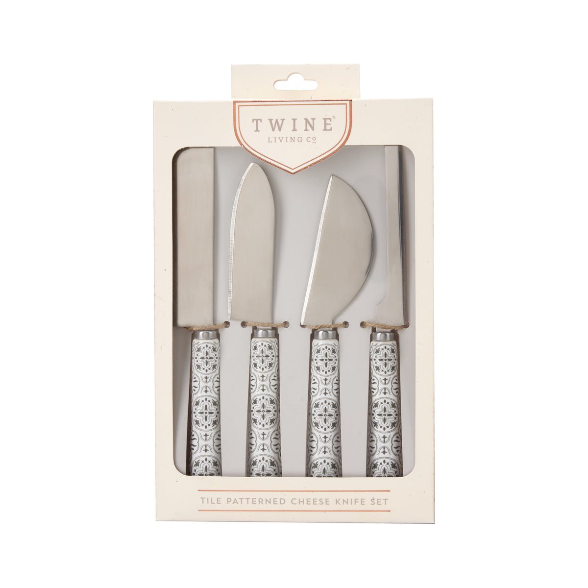 Twine Living Tiles Cheese Knife Set - view 7