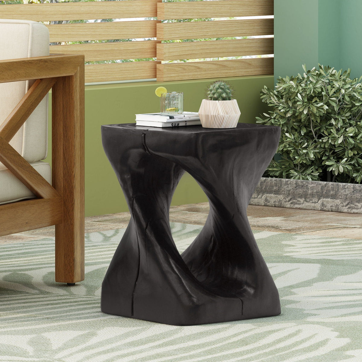Twist Shape Side Table - Best Buy Furniture