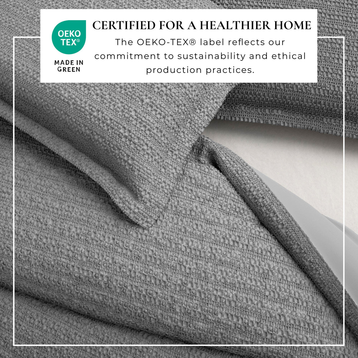 100% Cotton Waffle Weave Duvet Set - Mattea Collection